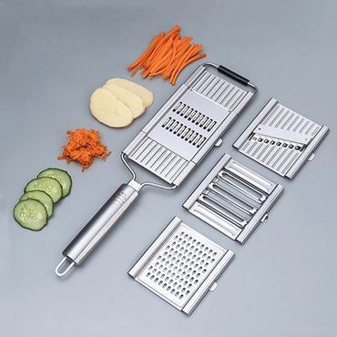 Multi Purpose Stainless Steel Vegetable Slicer Shredder Chipser Grater