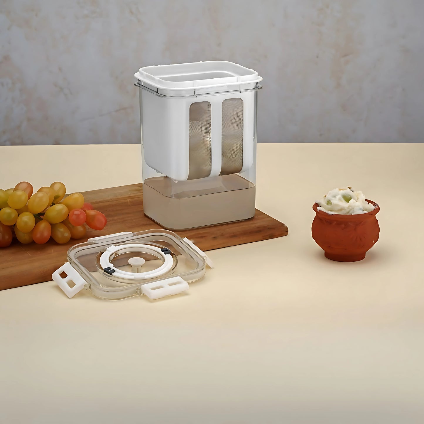 PureStrain Yogurt Filter with Fine Mesh Strainer – Achieve Smooth, Creamy Perfection