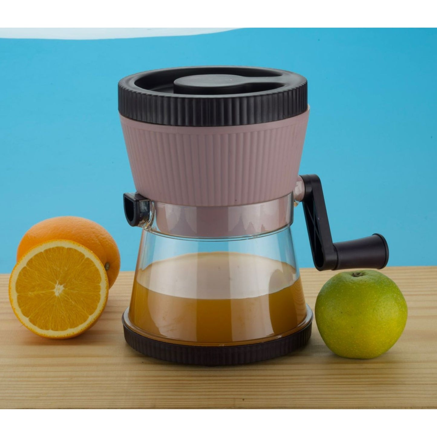 Multi-Purpose Manual Juicer with Collection Jar & Handle