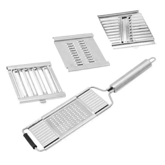 Multi Purpose Stainless Steel Vegetable Slicer Shredder Chipser Grater