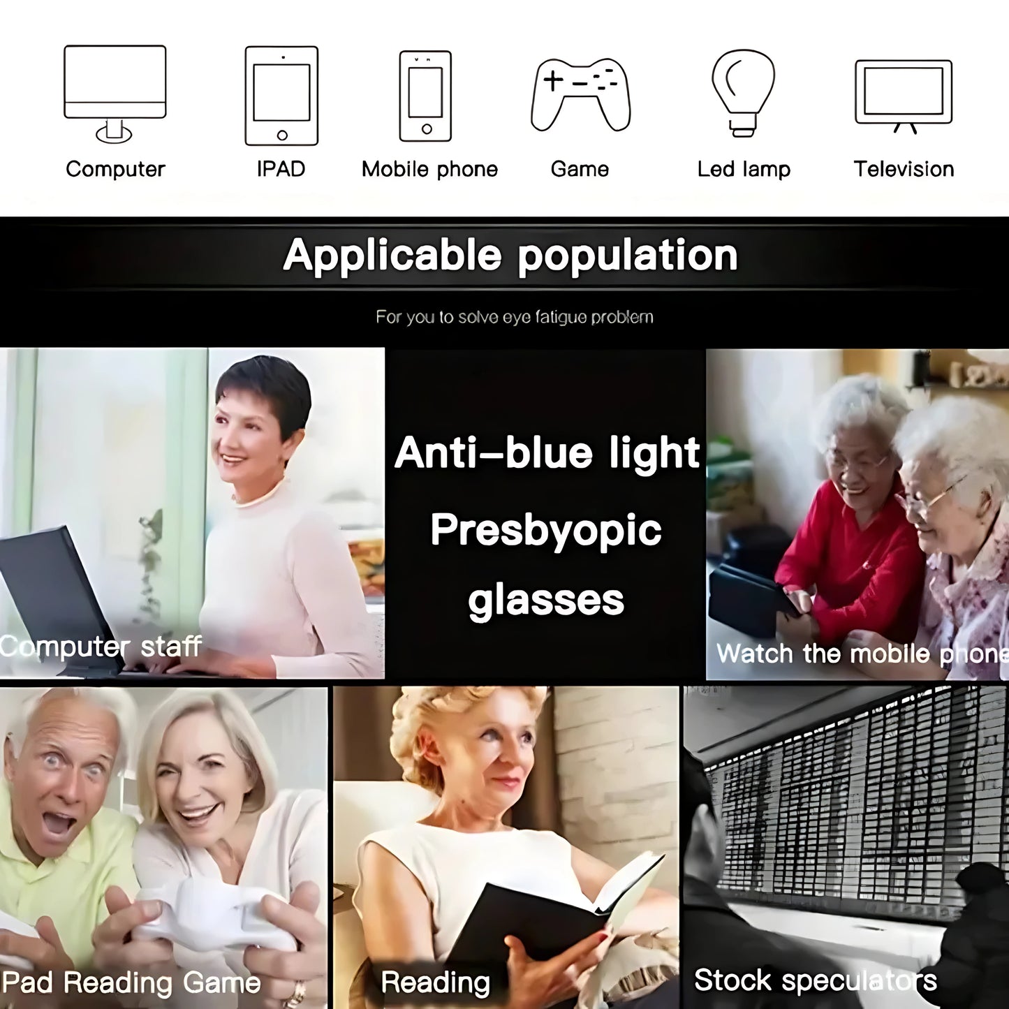 BUY 1 GET 1 FREE|ANTI-BLUE LIGHT FAR & NEAR UNISEX READING GLASSES