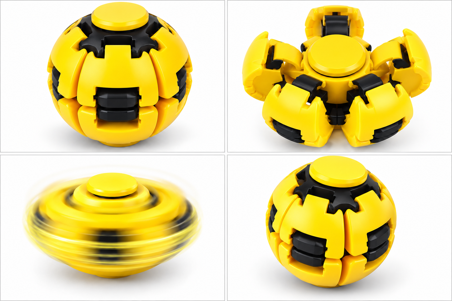360° Transforming Fidget Spinner Ball – Buy 1 Get 1 FREE | Pack of 2