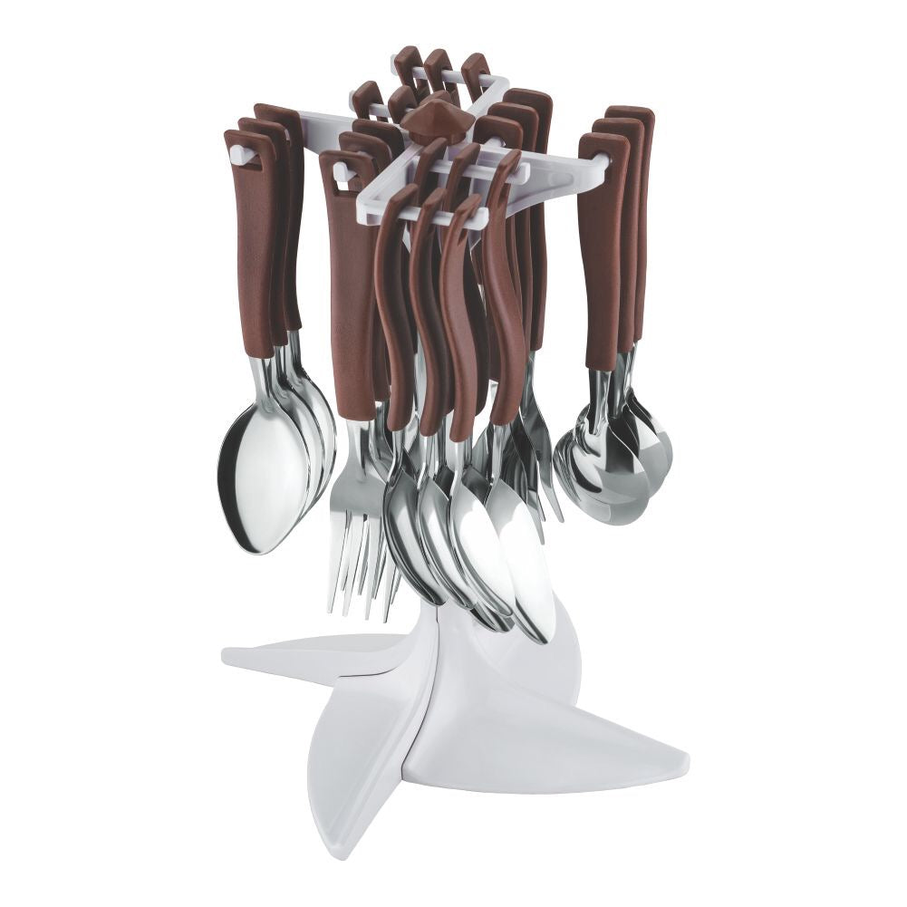 Swastik Revolving Cutlery Set 24pcs