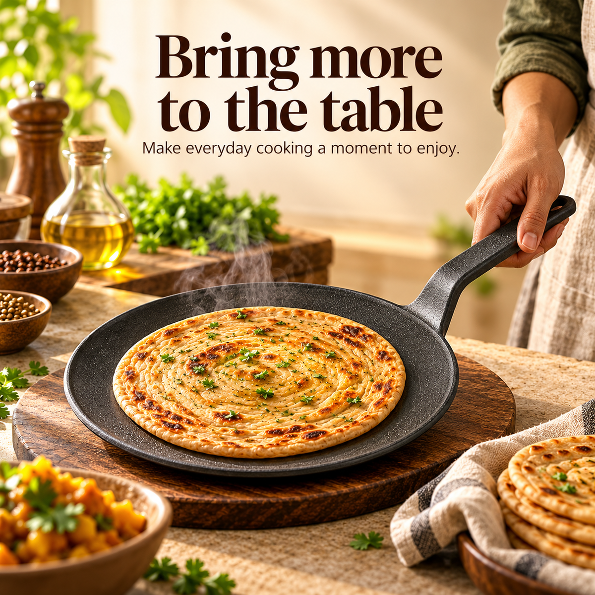 Long Handle Roti Tawa