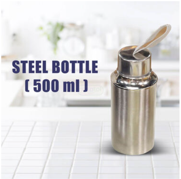 3 Vacuum Insulated Steel Lunch Box + Steel Bottle + Lunch Bag