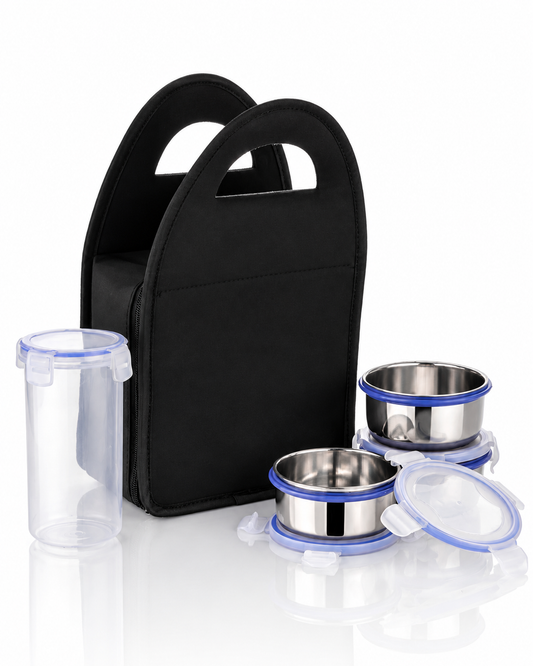 Lunch Container Set With Carry Bag