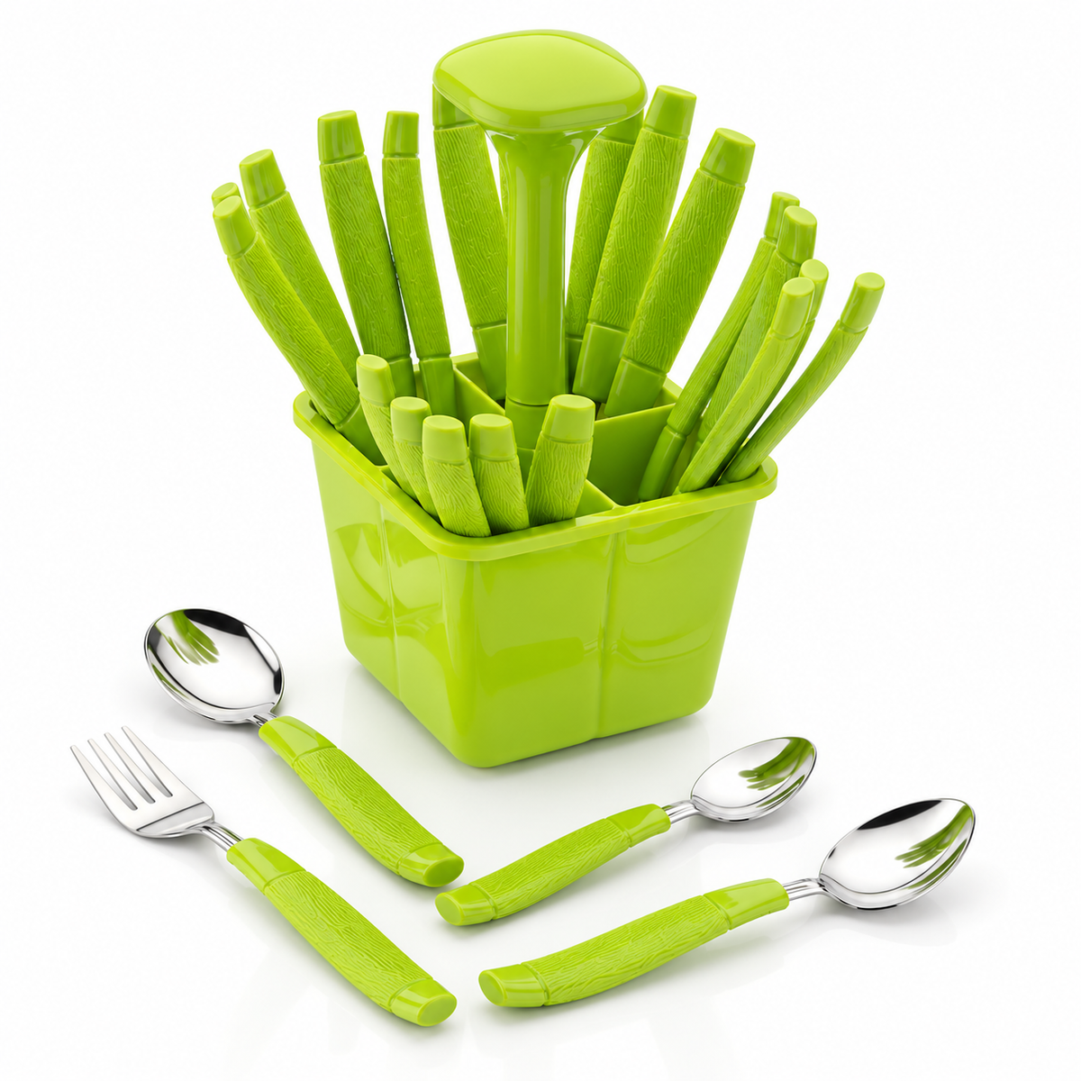 Lime Cutlery Set