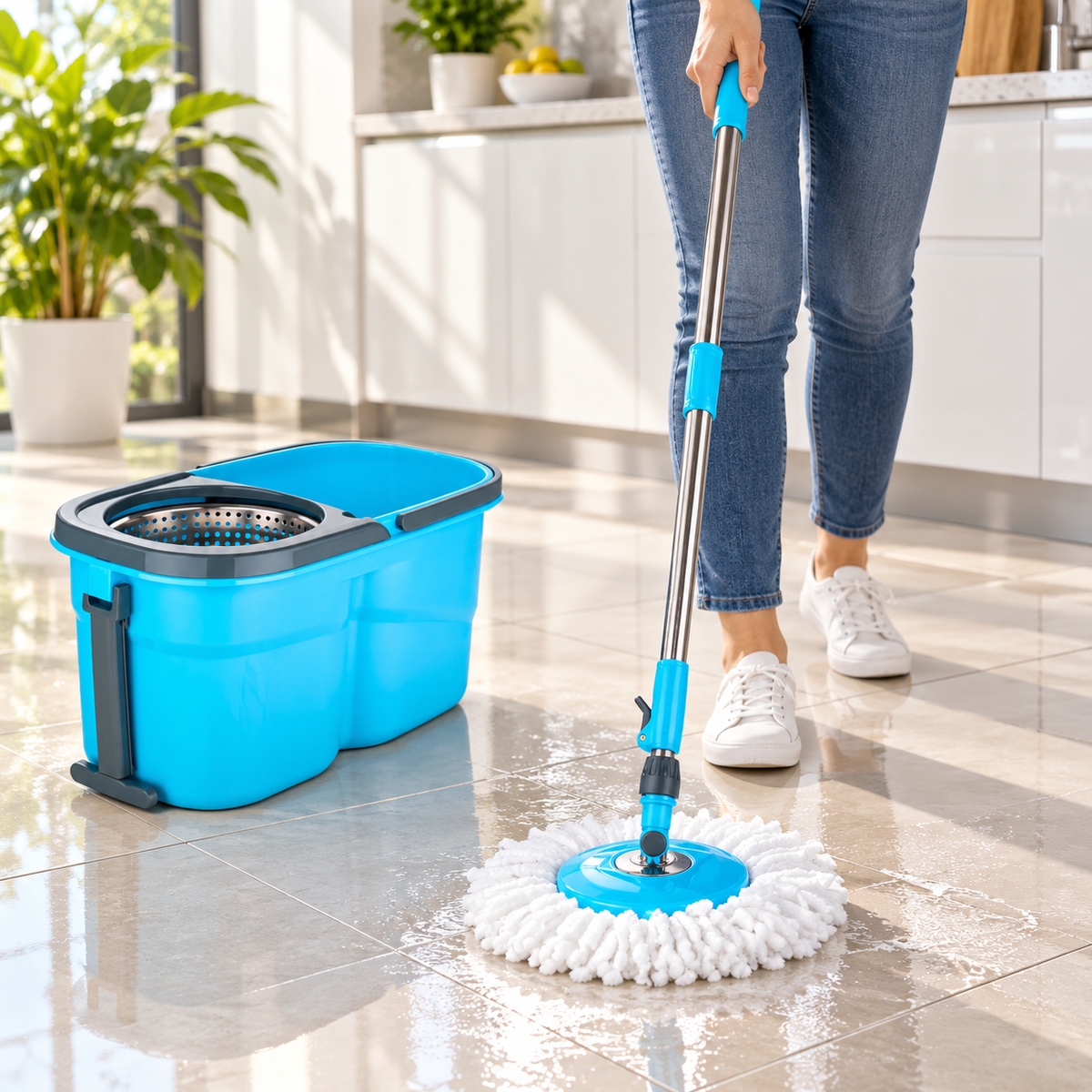 Spin Mop And Bucket set
