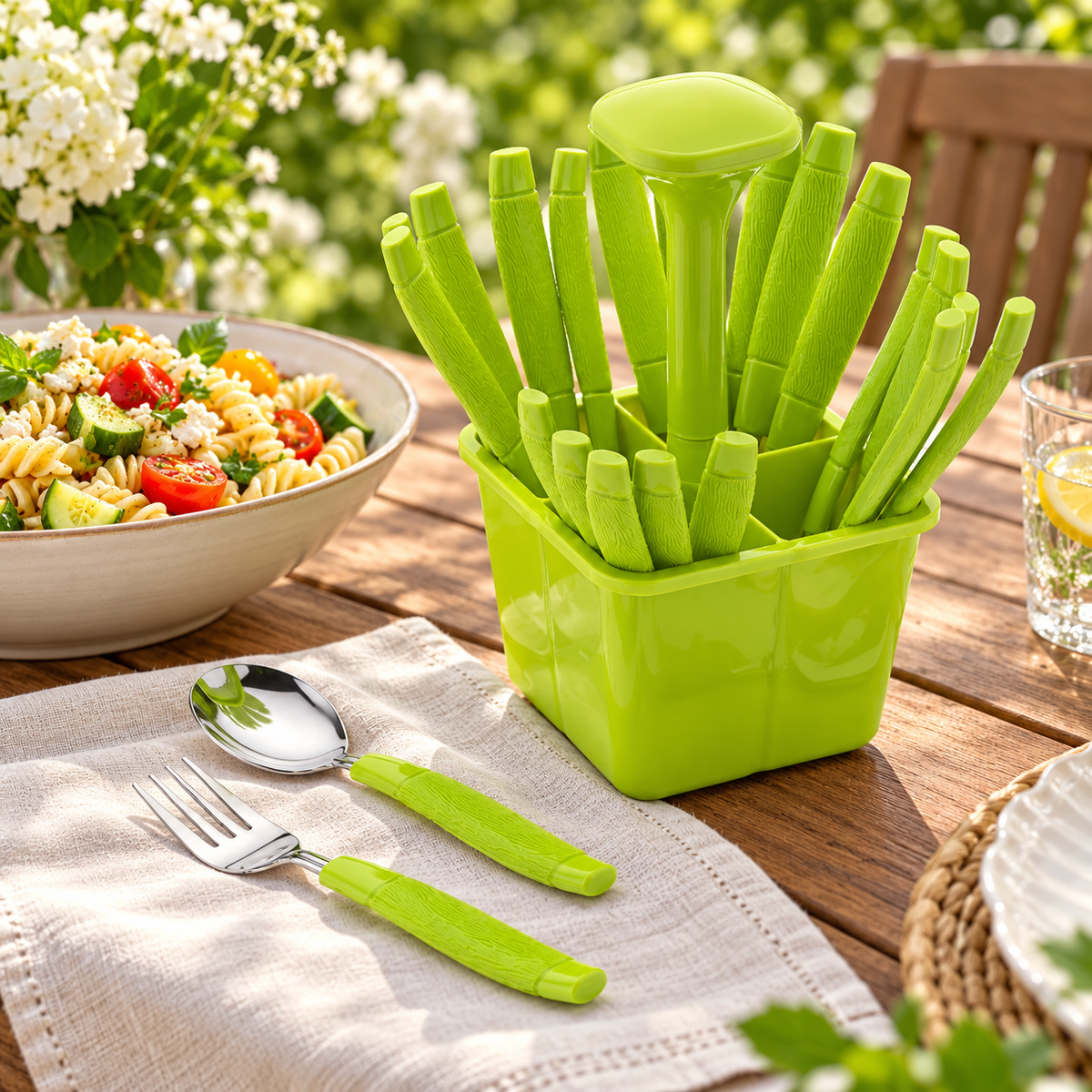 Lime Cutlery Set