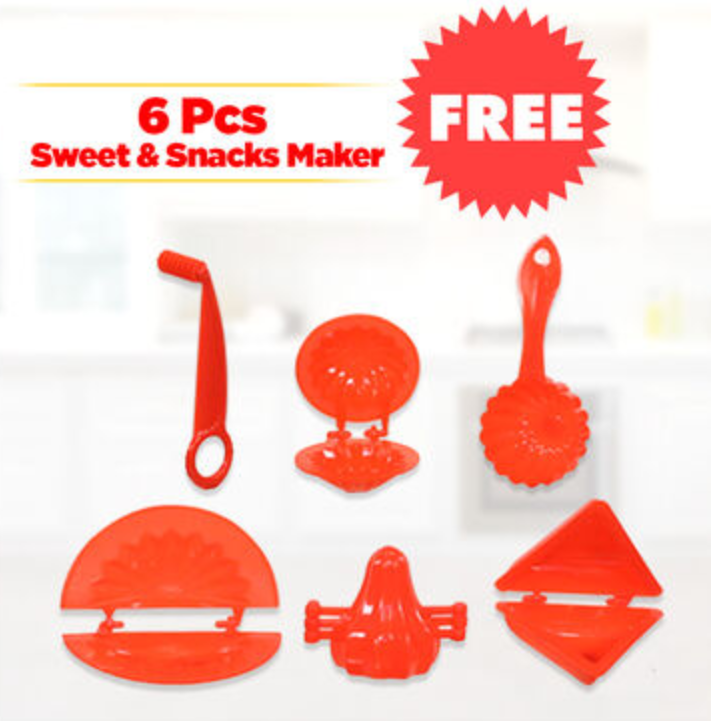 Chapati/Roti & Puri Maker+ Free 6 pcs Sweet Maker