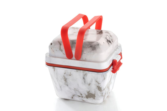 Tiffin Lunch Box with Dual Handles & Side Locks