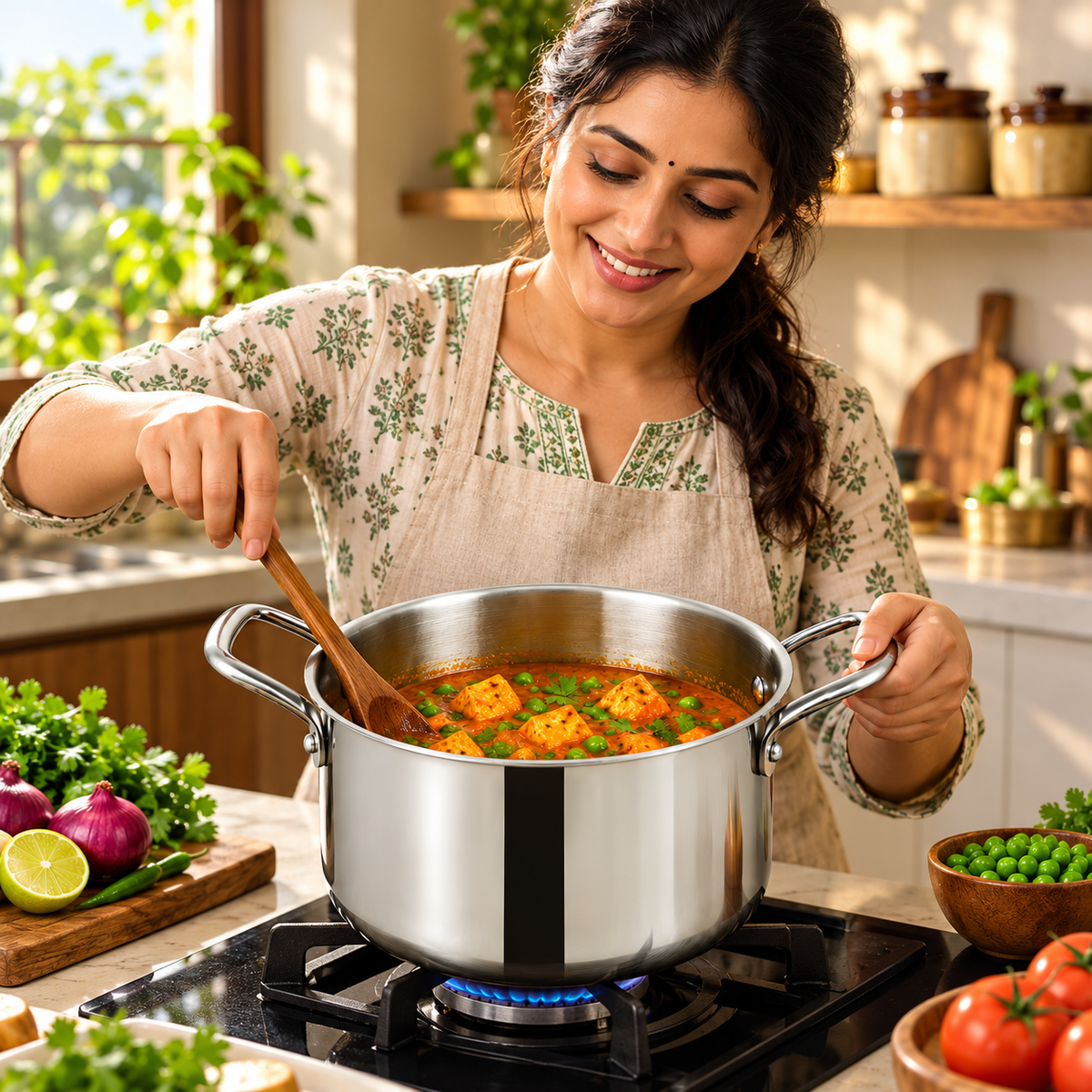 S.S Tri Ply Cookpot