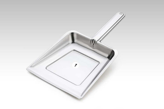 Metal Dustpan with Long Handle