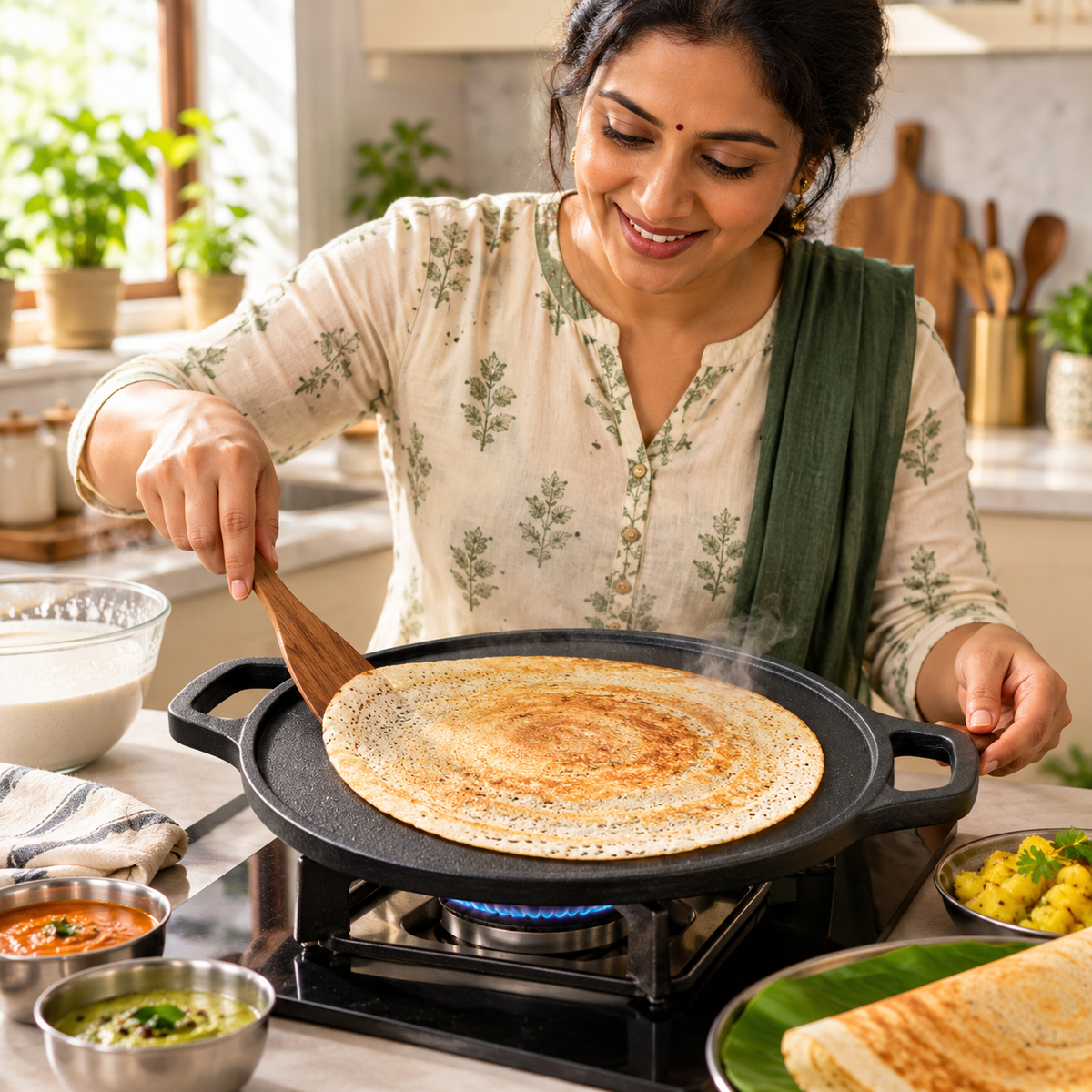 Double Handle Dosa Tawa