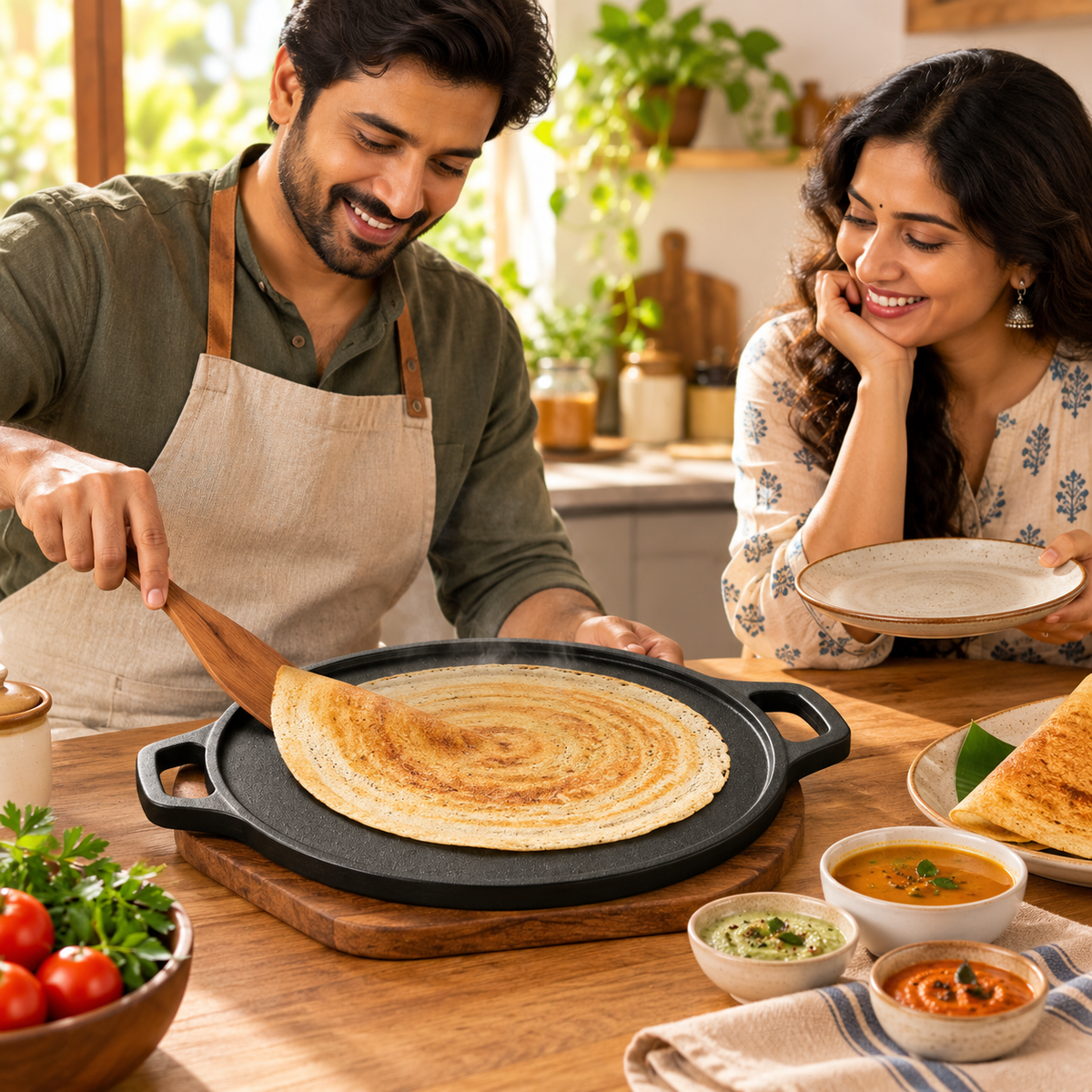 Double Handle Dosa Tawa