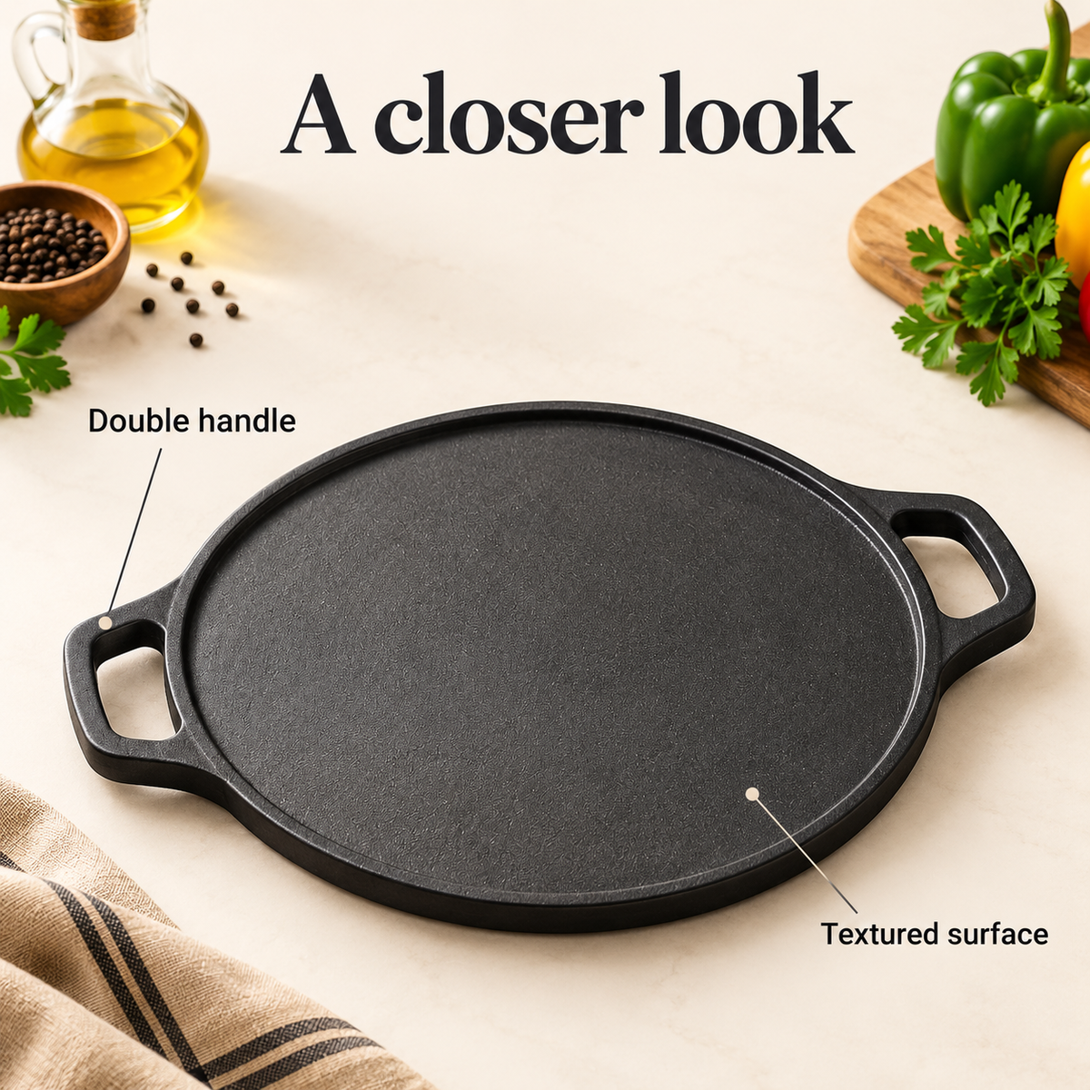 Double Handle Dosa Tawa