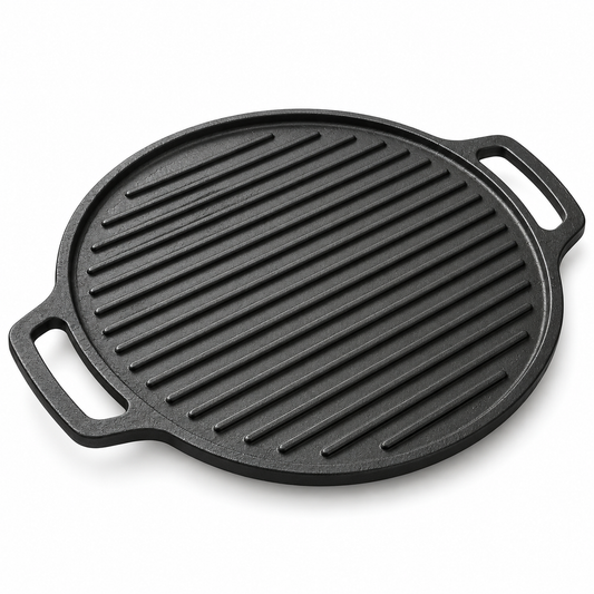Double Handle Round Grill Pan