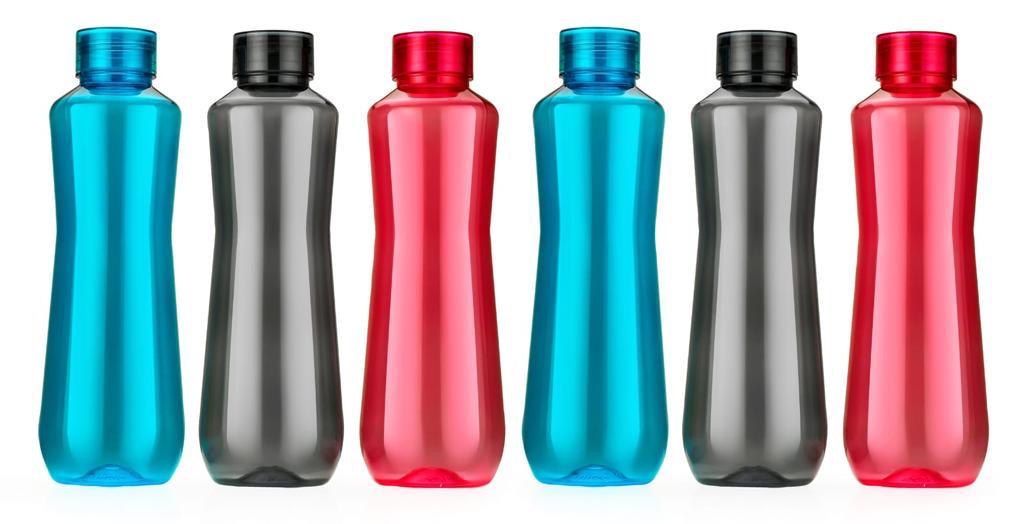 6 pcs. Plastic Bottles