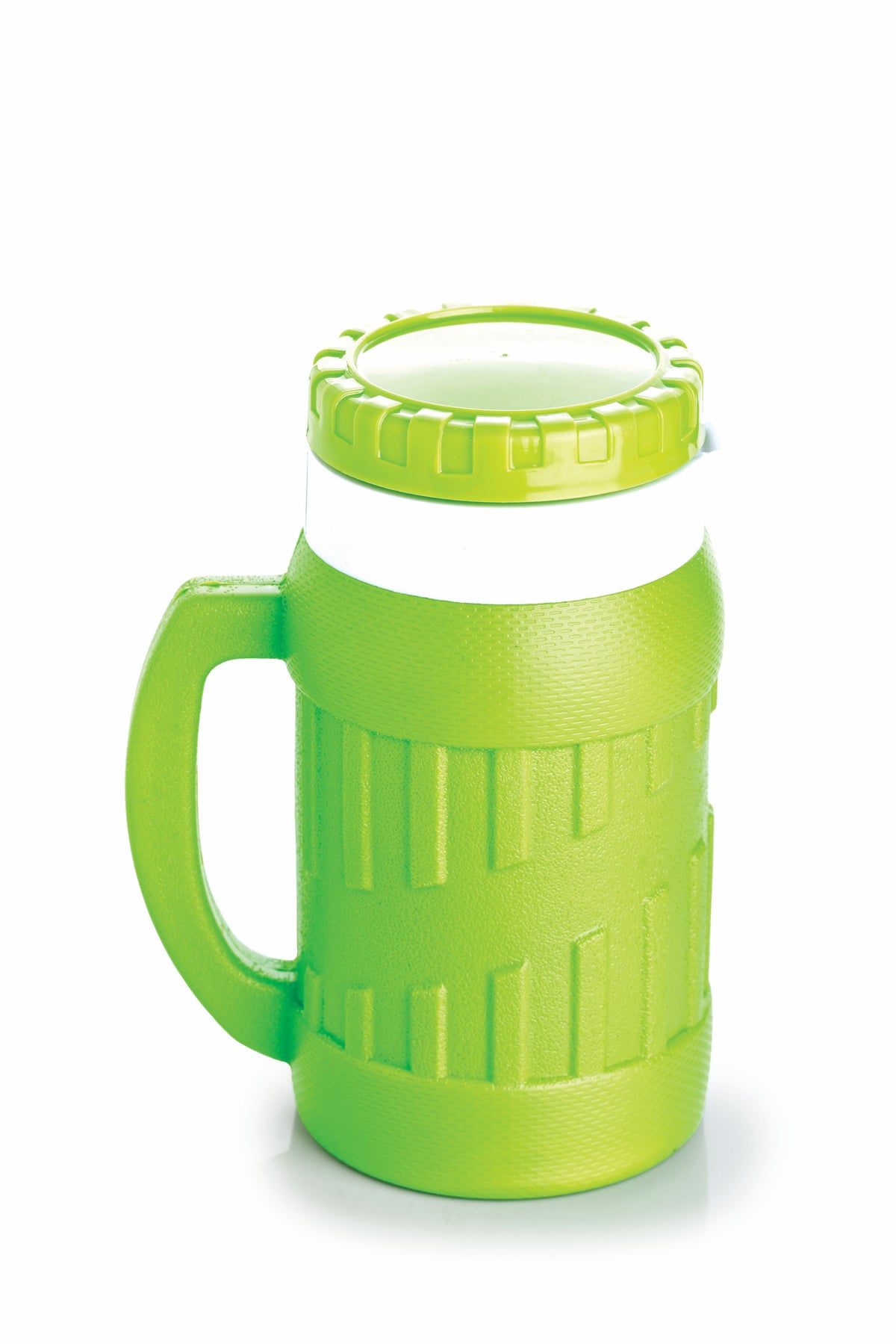 Plastic Water Jug with Ergonomic Handle & Pour Spout – Lime Green