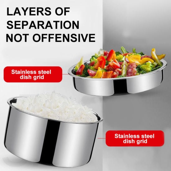 3-Tier Stainless Steel Food Carrier