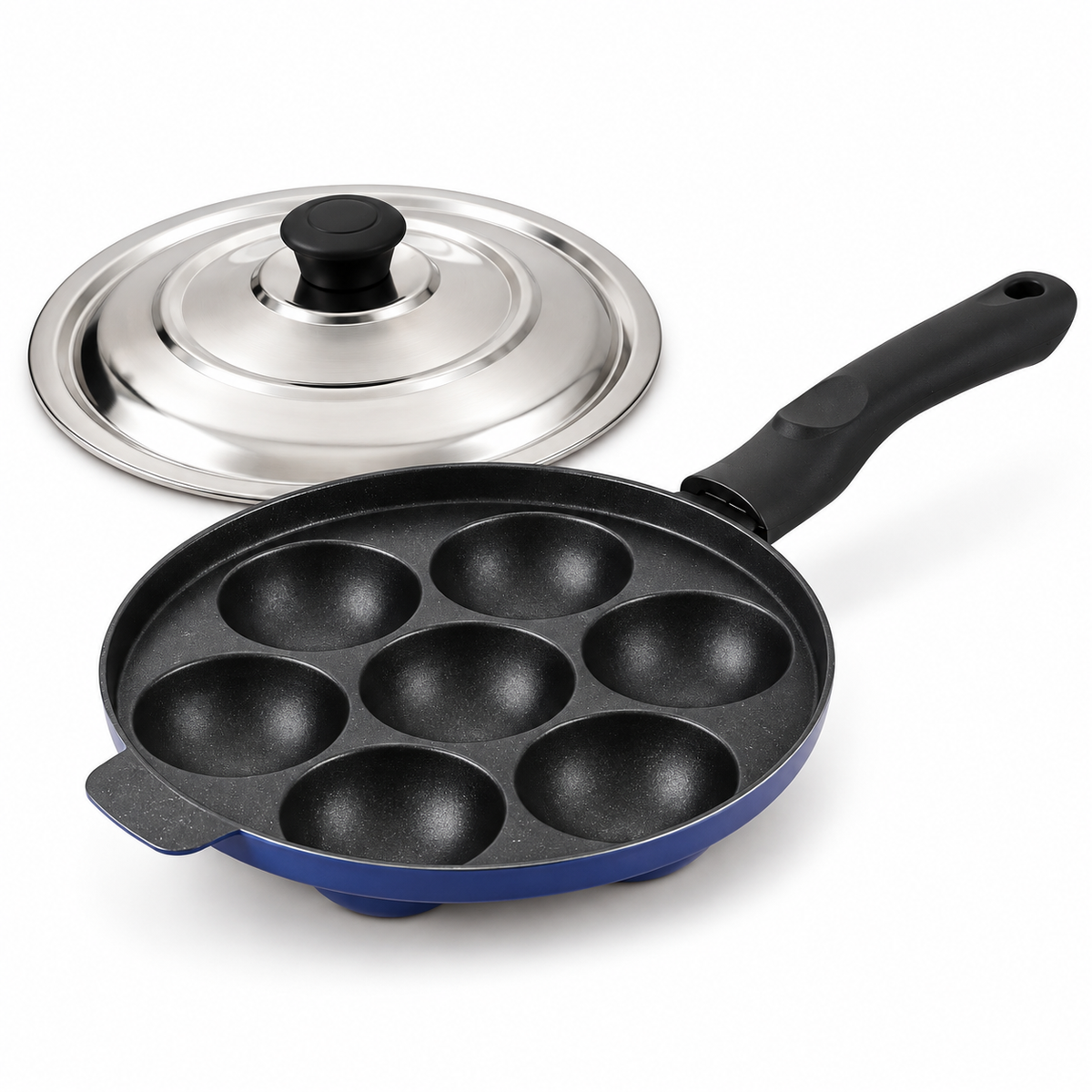N.S Appam With Lid(Long Handle)