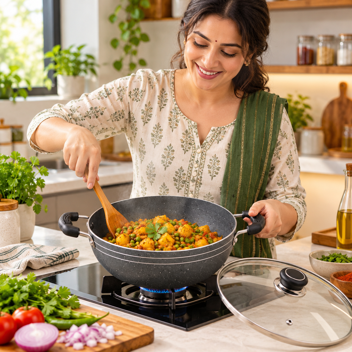 N.S Kadai With Lid / Without Lid