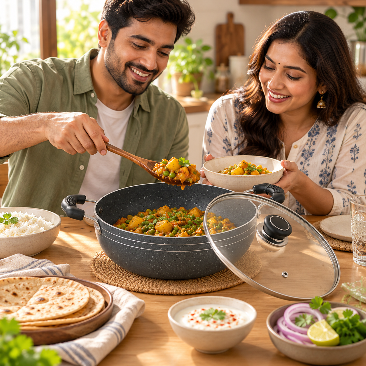 N.S Kadai With Lid / Without Lid