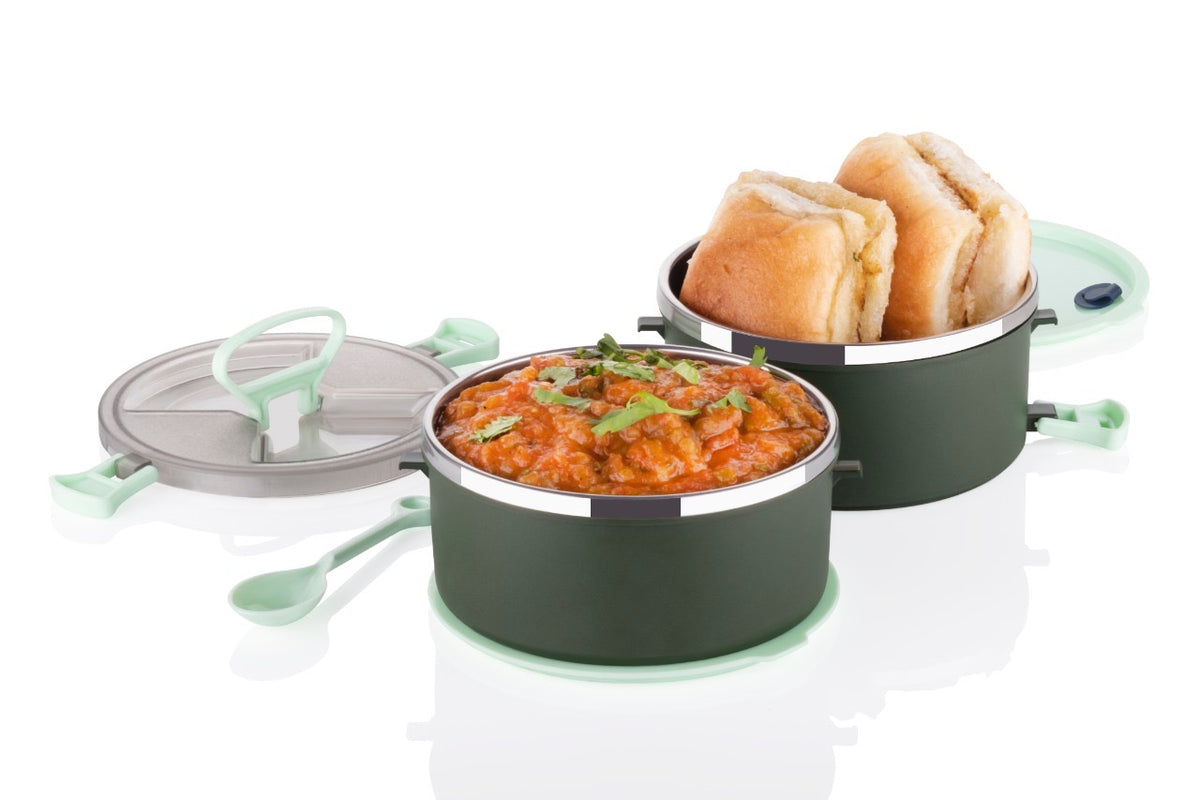 StackFresh 3-Tier Lunch Carrier with Spoon – organised meals on the go