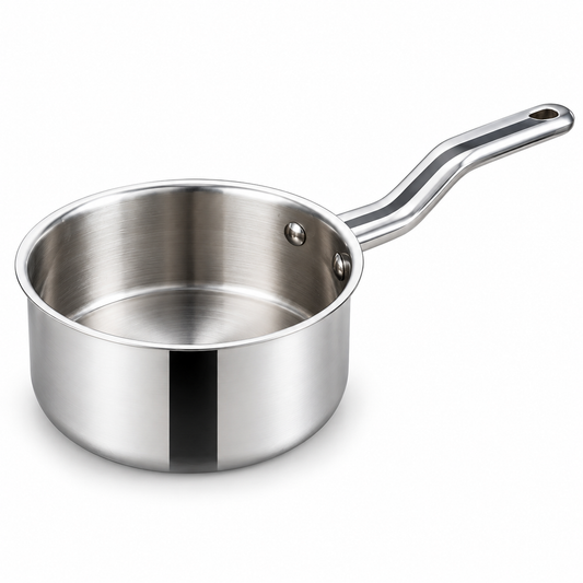 S.S Tri Ply Sauce Pan