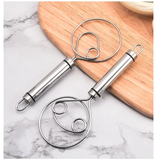 STAINLESS STEEL DOUGH WHISK MAKER- BUY1 GET1 FREE