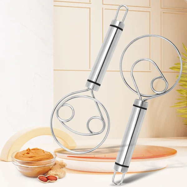 STAINLESS STEEL DOUGH WHISK MAKER- BUY1 GET1 FREE